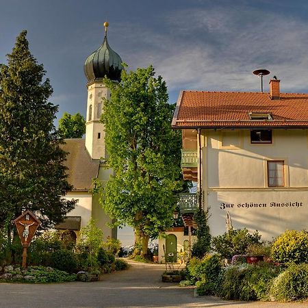 Hotel Zur Schonen Aussicht Feldkirchen-Westerham Exterior foto