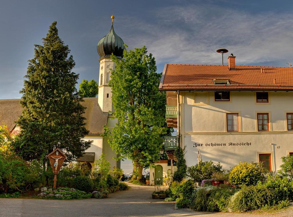 Hotel Zur Schonen Aussicht Feldkirchen-Westerham Exterior foto